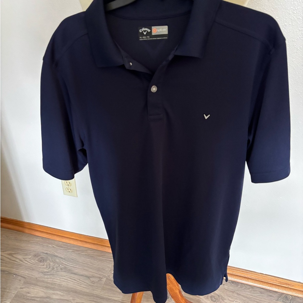 Men's Navy Polo Shirt XL